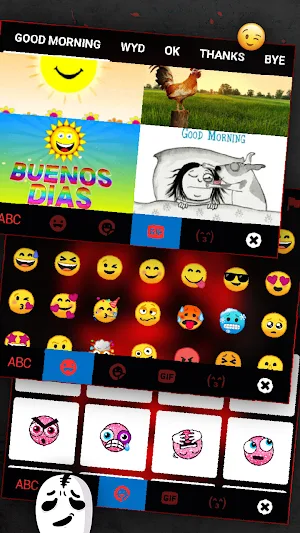 Sharingan Interspace Keyboard Background Screenshot 3