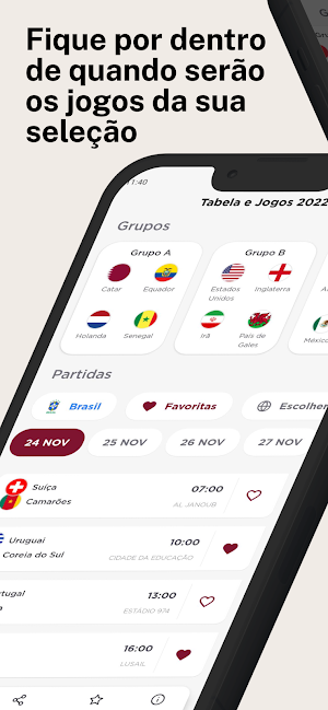 Tabela da Copa Screenshot 0