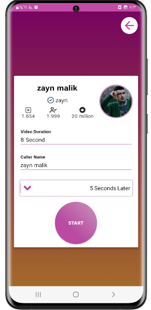 zayn malik fake video call Screenshot 0