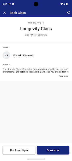 Telomere Fitness Screenshot 2