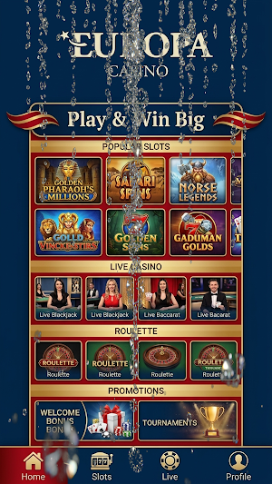 Europa Casino Screenshot 0