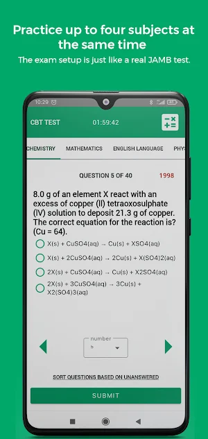 Everest23 - JAMB CBT Practice Screenshot 2