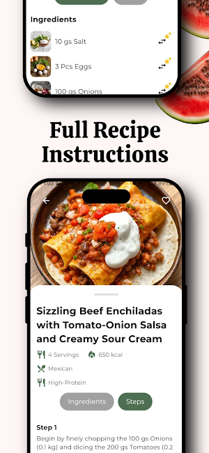 Dishify: AI Recipe Generator Screenshot 3