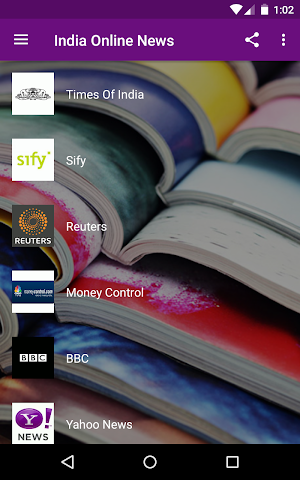 India Online News - Live RSS Feeds Screenshot 0