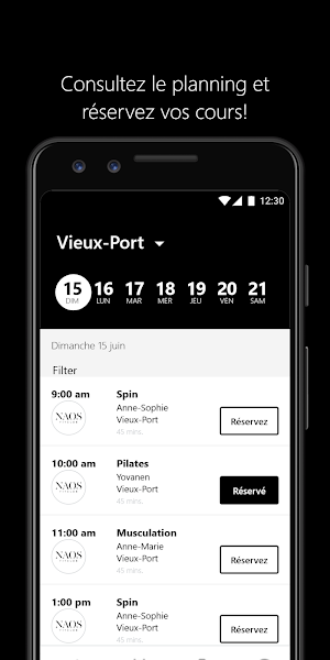 Naos FitClub Screenshot 2