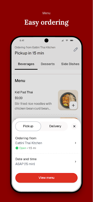 Eattini Thai Kitchen Screenshot 2