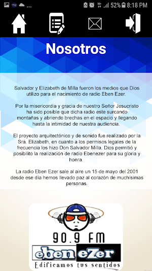 Radio Eben Ezer 90.9 FM Screenshot 1