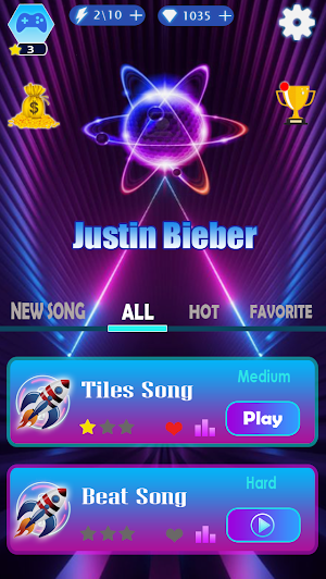 Justien Bieber Tiles Hop Screenshot 0