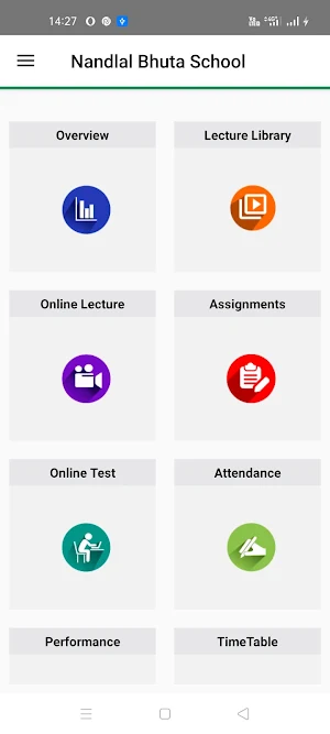 Nandlal Bhuta School MyClassAdmin app Screenshot 2