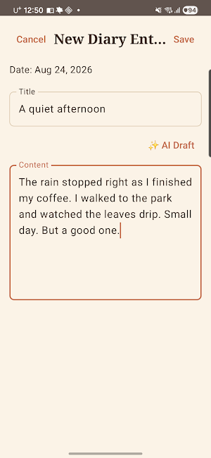 Barley's Diary Screenshot 1