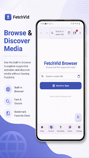 Video Downloader - FetchVid Screenshot 1