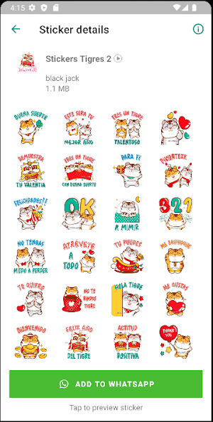 Stickers de Tigres Screenshot 2