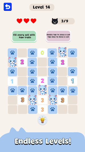 Cat Trail: Sudoku Logic Puzzle Screenshot 3