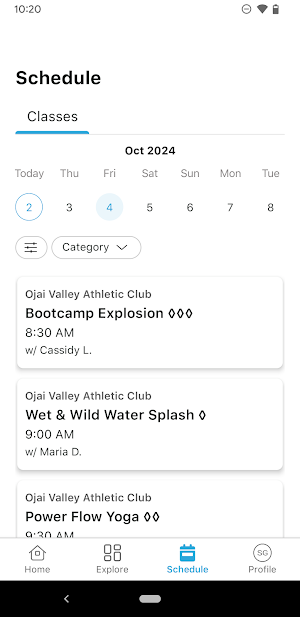 Ojai Valley Athletic Club -CAC Screenshot 1