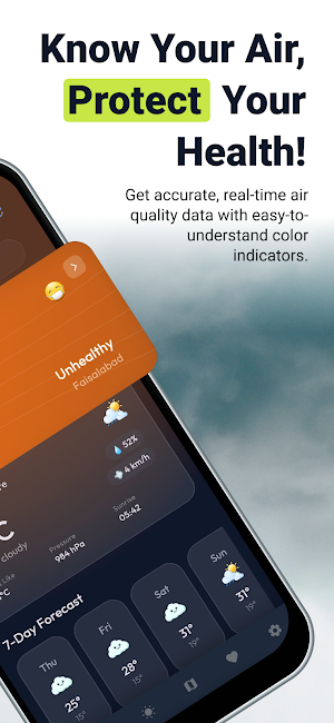 Air Quality Index: AQI Monitor Screenshot 1