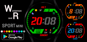 SportMini Watch Face Wear OS Screenshot 0