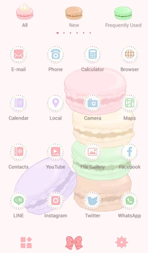 Sweets Wallpaper Cute Macaroons Theme Screenshot 2