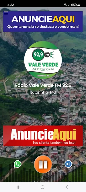 Rádio Vale Verde FM 92,9 Screenshot 0