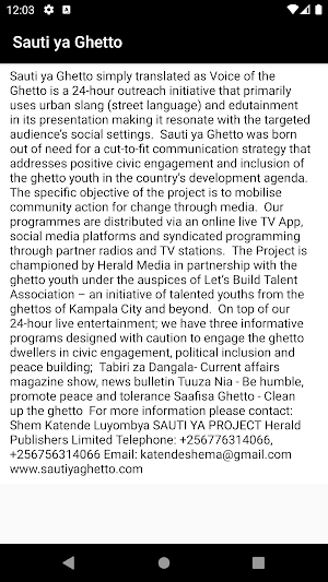 Sauti ya Ghetto Screenshot 3