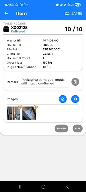 ShipShape TMS Screenshot 2