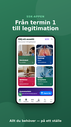Sjuksköterskor-app (SSK-app) Screenshot 0
