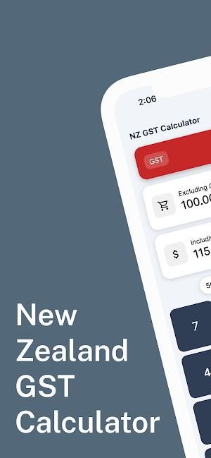 KiwiGST - NZ GST Calculator Screenshot 0