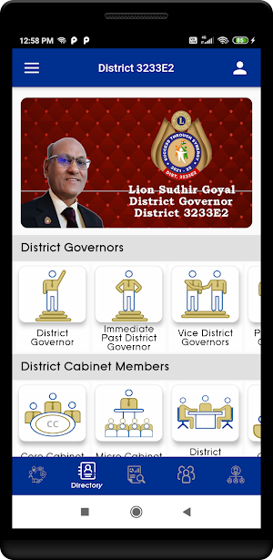 District 3233E2 Directory Screenshot 0