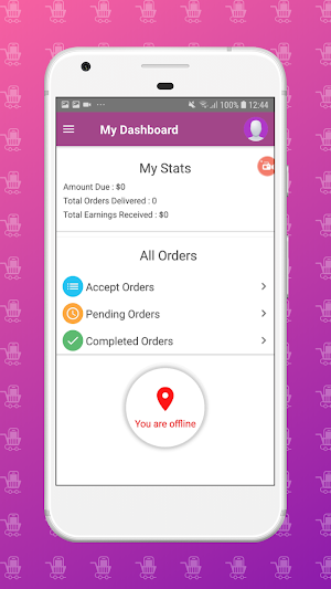 Odoo Delivery Boy Application Screenshot 1