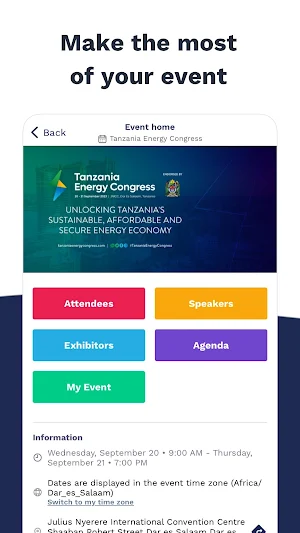 Tanzania Energy Congress Screenshot 1