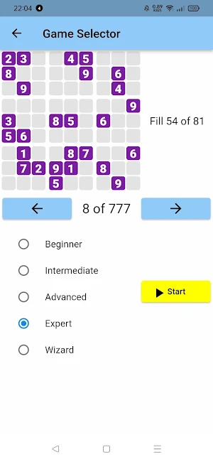 Sudoku Screenshot 2