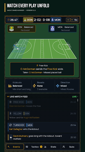 Gaelic Games Manager: Football Screenshot 1