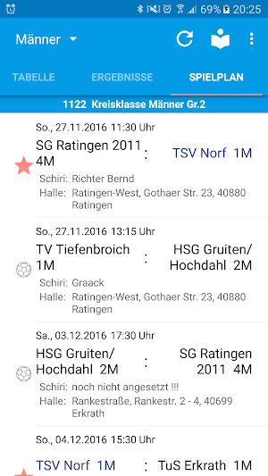 TSV Norf Handball Screenshot 1