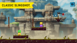 Knock Down Slingshot Shooting Screenshot 0