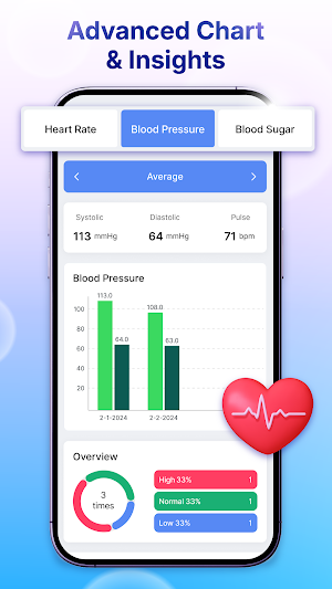 Blood Sugar & BP Monitor Screenshot 3
