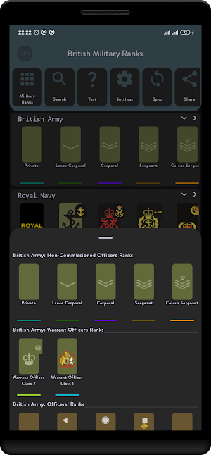 Military Ranks Screenshot 1