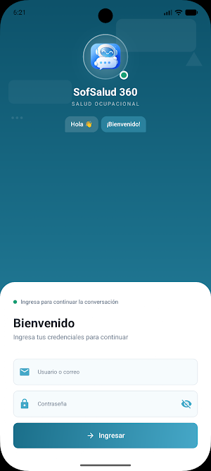 Sofsalud Chat Screenshot 1