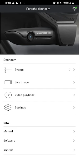 Porsche dashcam Screenshot 0