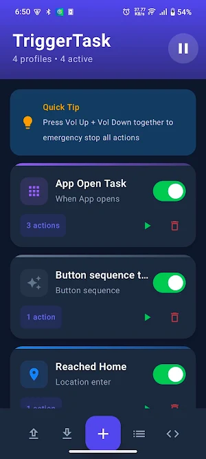 Trigger Task - Automation tool Screenshot 1