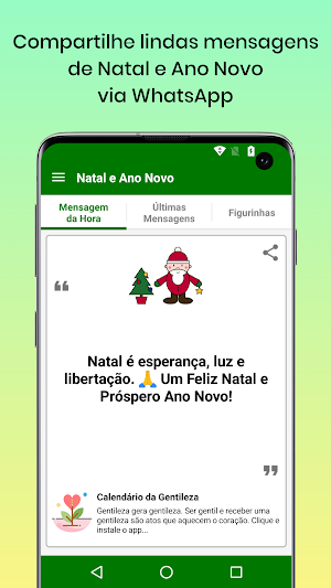 Mensagens de Natal e Ano Novo para Status Screenshot 0