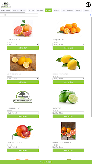 Farmer Mikes Mobile Ordering Screenshot 2