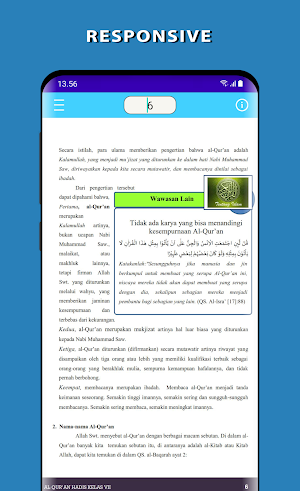 Al-Qur'an Hadis Kelas 7 MTs Screenshot 2