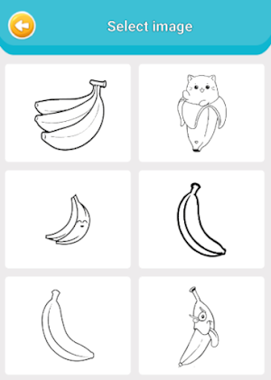 Banana coloring book Screenshot 0