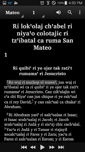 Central Kaqchikel Bible Screenshot 3