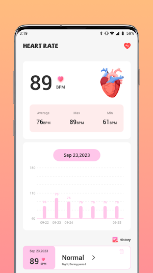 Heart Rate Monitor Screenshot 2