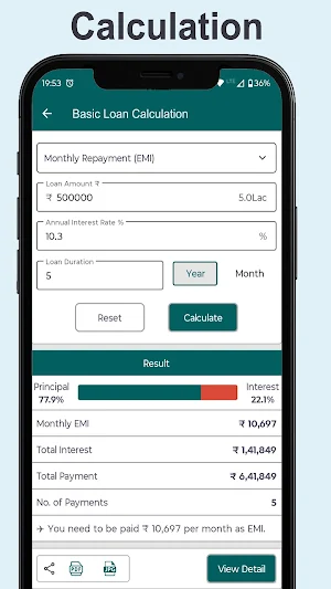 Financial Calculator Screenshot 1