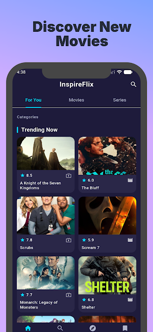 InspireFlix – Movies & Series Screenshot 0
