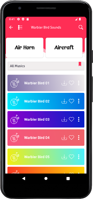Warbler Bird Sounds Screenshot 1