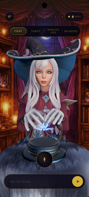 Mystica AI: Tarot & Horoscope Screenshot 0