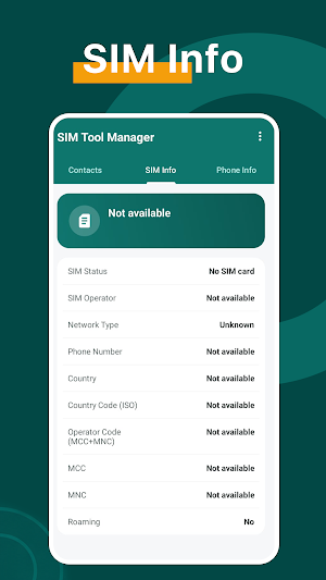SIM Contacts Manager Screenshot 1