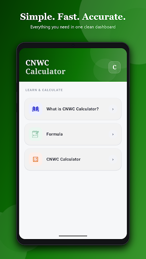 CNWC Calculator Screenshot 1